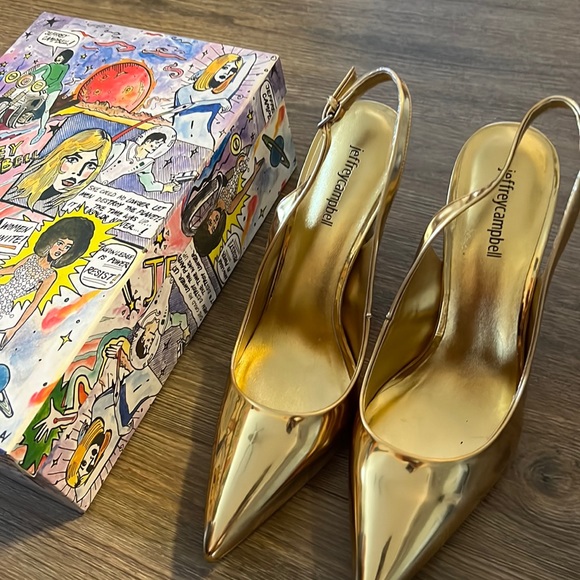 Jeffrey Campbell Riddler Slingback Heels - Size 41 - Picture 1 of 3